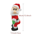 Miniatyrbild 4 av 5: Twerking Santa - [Engelsk låt] Vridande höft, sjungande och dansande elektrisk leksak, Vridande höft Santafigur Juljulklapp (Jultomten
