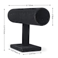 Miniatyrbillede 2 af 4: Armbåndsstativ, urstativ, fløjlsarmbånddisplay, T-bar displayholder til smykker armbånd ur display, voksen, kvinde