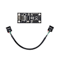 Miniatyrbillede 4 af 5: USB Hub USB Splitter USB2.0 9-Pin til Dobbelt 9-Pin Hub Adapter Riser Motherboard USB 9-Pin Stik 1 til ([HK])