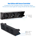 Miniatyrbild 2 av 4: PS4 Slim Turbo Kylfläkt Extern USB-kylare, Automatisk Temperaturkontroll