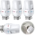 4-delt termostatisk ventilhode radiatorventil termostatisk radiatorventil M30 radiatorventil varmeregulator termostatisk ventil M30 1.5 hvit