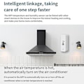 Miniatyrbilde 4 av 5: 3x Tuya Wifi Temperatur- og fuktighetssensor innendørs termometer hygrometer