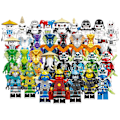 Pikkukuva 1 / 3: 32 Ninja-minifiguurin setti Kai, Jay, Sensei Wu ja Master -rakennuspalikoilla