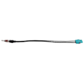 Miniatyrbillede 3 af 5: Dobbelt Twin Dobbelt Fakra To Din Antenneadapter Adapter Antenne Til -hg Sort Grøn