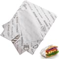 Delipapperark, 38 x 28 cm Ostpapper, Fettpapper, 100 Ark Vaxpapper, Matpapper, Ostpapper, Brödpapper, Smörgåspapper, Smörgås, Pommes frites