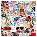Miniatyrbilde 1 av 2: 200-stykker Taylor Swift Graffiti-klistremerker, vanntette og holdbare, perfekt for bærbare datamaskiner og skateboard
