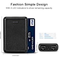 Pikkukuva 2 / 3: Powerbank 10000mAh, Kannettava Latausasema Mini 2 USB-portilla, Yhteensopiva iPhonen, Samsungin jne. kanssa