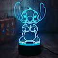 Miniatyrbild 1 av 5: Lilo & Stitch Lampa Tecknad Söt Stitch Figur Vänner 3D LED