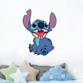 Miniatyrbillede 4 af 5: Stitch Vægsticker, Børne Tegneserie Soveværelse Baggrunds Væggen