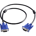 Miniatyrbillede 1 af 5: VGA til VGA Kabel 1,5m 15 Pin 1080p Full HD SVGA/VGA Han til Han Skærmsforlængerkabel til Computer PC Bærbare TV Projektorer ([...
