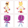 Miniatyrbillede 5 af 5: Plush Legetøj Game Dandy-World Fyldt Dockespilglad Anime Karakter Rolig Dukke Barnfans Samleobjekt Goob