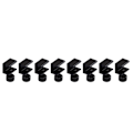 Miniatyrbillede 10 af 10: 8 stk 3D-printerglasclips Justerbar universel aluminiumlegering Varmebedsklemme til Ender 3/3 Pro/V2/3S/5 Pro