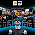 Pikkukuva 2 / 2: VR-lasit Virtuaalitodellisuuslasit Yhteensopiva puhelimen/Androidin kanssa