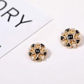 Miniatyrbillede 7 af 10: 10 stk Perleknapper Klædeknapper Skjorteknapper SORT 23MM 10ST 10ST sort black black 23MM10pcs-10pcs