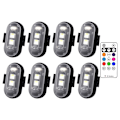 Pikkukuva 1 / 3: 8 Väriä LED Strobe Valot Lentokoneen Valot 8KPL