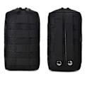 Pikkukuva 1 / 3: 2 kpl Taktiset Molle-taskut EDC-käyttötaskut Gadget-varustepussi Sotilasliivi Vyötäröpakkaus