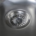 Miniatyrbillede 2 af 2: 2 stk. vaskesi/vaskprop Vaskprop Hul Køkken/badeværelses si 80 mm diameter med kugleende, rustfrit stål