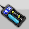 Miniatyrbilde 7 av 10: Intelligent USB-batterilader med LCD-skjerm for Li-ion 18650 18500 18490 18350 17670 14500/Ni MH/Ni Cd Løsning for lading