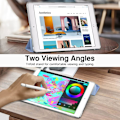Miniatyrbild 4 av 5: Fodral för Nya iPad 9:e/8:e/7:e Gen (2021/2020/2019), Mjuk TPU Genomskinlig Frostad Bakre Skyddsskal Smalt Skal Skydd