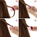 Miniatyrbillede 4 af 5: (c)18 stk. Svampe Hår Curlers, Store Hårstyling Curlers med Blødt Skum 4,0 cm