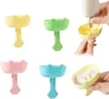 Barnsäkra droppfria glasspinnshållare - 4-pack - droppsäkra fästen