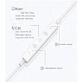 Miniatyrbilde 4 av 5: Apple Hodetelefoner Kablet iPhone Hodetelefoner In-Ear Hodetelefoner med Volumkontroll og Mikrofon, Kompatibel med iPhone XS-14 Pro Max