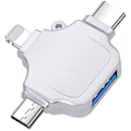 Miniatyrbild 1 av 3: Adapter, kompatibel med Android/iphone/ipad, Lightning/ USB