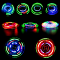 Miniatyrbild 5 av 5: LED Ljus Fidget Spinner - Kristallblå, Ljus Fidget Fin