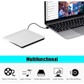 Miniatyrbild 5 av 5: Extern DVD-enhet, USB 3.0 bärbar CD/DVD-RW-enhet/DVD-spelare