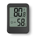 Miniatyrbillede 5 af 5: Indendørs Temperatur- og Luftfugtighedsmåler, Digital Display Termometer, Sort, Præcise Af aflæsninger