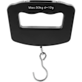 Pikkukuva 1 / 5: 50 kg / 10 kg Matkatavaravaaka Ripustuskello LCD-näytöllä Kannettava Kestävä Kevyt Laukku Matkustukseen ja Kalastukseen