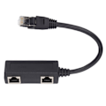 Pikkukuva 5 / 5: RJ45-jakaja, 1 urosliitäntä 2 naarasliitäntään Ethernet-liitäntää varten verkostointiin, kotiin ja toimistoon