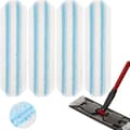 4-pack ersättningsmoppdynor, lämpliga för O-Cedar/Vileda H2prO och O-Cedar H2prO mopphuvuden, återanvändbara