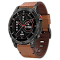 Miniatyrbild 1 av 5: Garmin Epix Gen 2 Äkta Läder 22mm Rem - Stålspänne
