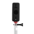 Miniatyrbillede 4 af 4: Pamic Kamera Mount H-Klips Ie Stick Connector til Insta 360 X/x2[HK] Sølv