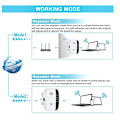 Miniatyrbillede 6 af 9: Wi-Fi Forstærker Repeater / Udvider Rækkevidde 300 Mbps Wifi Vit White