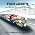 Miniatyrbillede 3 af 5: USB Type C Kabel 3A Hurtig Opladningsledning, 2 Pakker 1m 2m USB A til USB C Opladerkabel Flettet Datasynkronisering til Samsung Galaxy S10 S9 S8,no