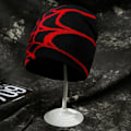 Miniatyrbillede 5 af 5: Spider Web Cap Beanie Uldblendt Hætte Y2k Street Cap Vinter Varmt Hat Mode Hip Hop Skull Cap Til Mænd Kvinder Rød RED