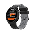 Miniatyrbild 3 av 5: Sportband i silikon för Garmin Forerunner 220/230/235/630/620/735XT, Approach S20/S5/S6 Svart