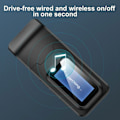Miniatyrbillede 3 af 3: Bluetooth 5.0 modtager Sender LCD skærm USB dongle trådløs lydadapter