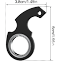 Miniatyrbillede 3 af 5: Nøglering Spinner Fidget Ring Legetøj, Nøgle Spinner, Snurrende Nøglering, Fidget Nøglering, Sensoriske Legetøj Fidgets Squishy Legetøj
