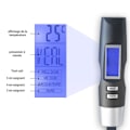 Miniatyrbild 2 av 5: Matlagningstermometer, Kökstermometer, Kötttermometer, Grillgaffeltermometer med lång sond i rostfritt stål, för mat, grill, soppa, mjölk