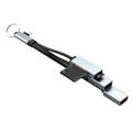 Miniatyrbild 1 av 5: USB-C HUB Kortläsare, Typ-C till USB 3.0/2.0 Hub med SD/TF Kortläsare, OTG-adapter för Mobila Enheter