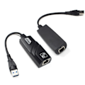 Miniatyrbillede 4 af 5: Wired USB 3.0 til Gigabit Ethernet RJ45 LAN Adapter, 1000 Mbps Netværk, Sort