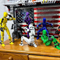 Pikkukuva 4 / 5: T13 Actionhahmo, Titan 13 Actionhahmo, Robot Actionhahmo, 3D-tulostettu Actionhahmo Sininen