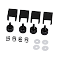 Miniatyrbillede 7 af 10: 8 stk 3D-printerglasclips Justerbar universel aluminiumlegering Varmebedsklemme til Ender 3/3 Pro/V2/3S/5 Pro