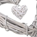 Miniatyrbillede 2 af 5: Dørkrans Pileflet Hjertekrans Hjerteformet Rattan DIY Håndværk *H
