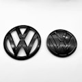 Pikkukuva 1 / 4: Sopii Volkswagen Golf 7 GOLF 7 -automallin logon muokkaukseen, musta etu- ja takalogo, MK7-maskin suojus, logon vaihto 2014–2017