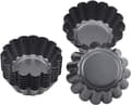 Miniatyrbillede 7 af 7: Bageform, Mini Quicheform, Kageform 6,5 cm, Genanvendelig, Til Kage Muffinforme Dåser / Non-stick Cupcake Kageforme / Bageform til Småkager