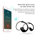 Pikkukuva 3 / 5: IC Bluetooth-kuulokkeet, hienkestävät Bluetooth 5.0 -urheilukuulokkeet, nappikuulokkeet mikrofonilla, yhteensopivat IOS Androidin kanssa, musta